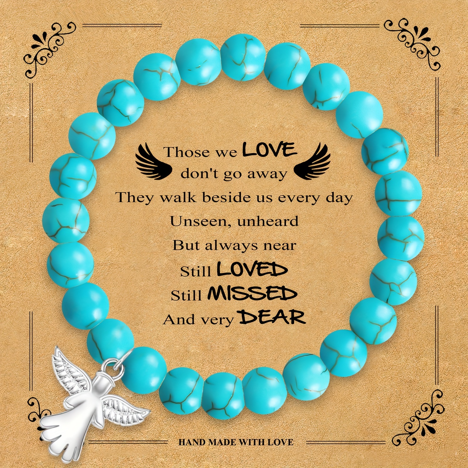 Stylish Bracelet with Blessing Card, Easter Gift